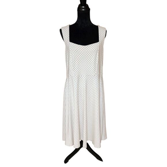 Torrid White Polka Dot Swing Sweetheart Plus Size 16 Vintage Inspired Dress - Picture 2 of 6